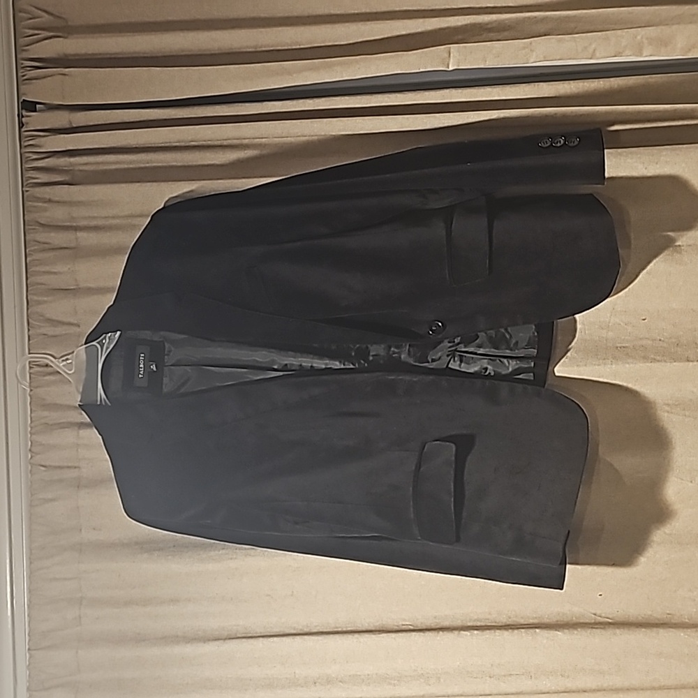 Talbot black velvet blazer